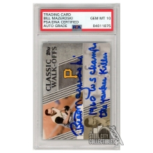Bill Mazeroski 2012 Topps Classic Walk-Offs Autograph "1960 WS Champs The Yankee Killer" Card #CW-1 PSA/DNA 10