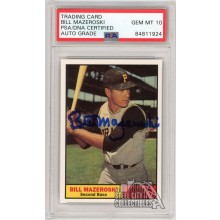 Bill Mazeroski 2016 Topps Berger's Best Autograph Card #BB-10 PSA/DNA 10