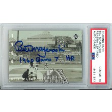 Bill Mazeroski 1994 Upper Deck 1960 Game 7 HR Autograph Card PSA/DNA 10