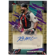Brian McCann 2026 Topps Finest Superfractor Autograph Card #FMA-BM 1/1