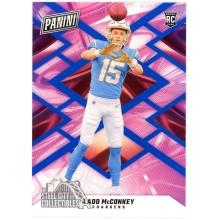 Ladd McConkey 2024 Panini Black Friday Blue Rookie Card #RC15 20/50