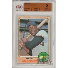 Willie McCovey 1968 Topps Card #290 BVG 8 NM-MT