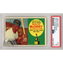 Willie McCovey 1960 Topps Baseball All-Star Rookie Card #316 PSA 5 (023)