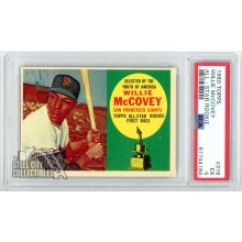 Willie McCovey 1960 Topps All Star Rookie Card #316 PSA 5 EX