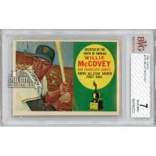 Willie McCovey 1960 Topps Baseball Rookie Card #316 BVG 7