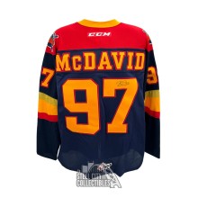 Connor McDavid Autographed Erie CCM Authentic Hockey Jersey - BAS