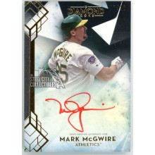 Mark McGwire 2020 Topps Diamond Icons Red Ink Autograph Card #RI-MM 7/10