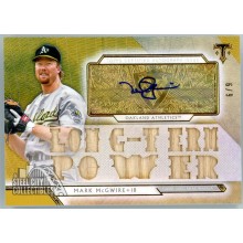 Mark McGwire 2018 Topps Triple Threads Gold Bat Autograph Card #TTAR-MM1 6/9
