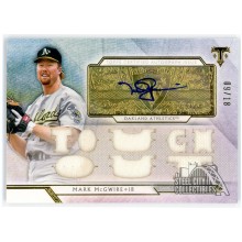Mark McGwire 2018 Topps Triple Threads Relic Autograph Card #TTAR-MM2 09/18