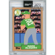 Mark McGwire Topps Project 2020 Card #28 1987 Topps By Keith Shore