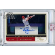 Mark McGwire 2022 Panini Three & Two Moments Autograph Card #TMA-MM 10/10