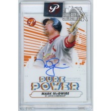 Mark McGwire 2022 Topps Pristine Pure Power Autograph Card #PPA-MM 17/25