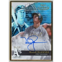 Mark McGwire 2020 Topps Gold Label Gold Framed Autograph Card #GLA-MM 05/10