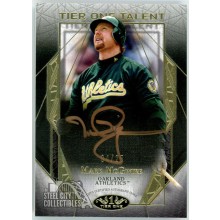 Mark McGwire 2022 Topps Tier One Talent Autograph Card #T1TA-MMC 04/25