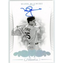 Mark McGwire 2018 Panini Flawless Greats Autograph Card #GA-MM 2/7