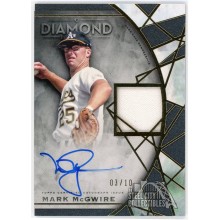Mark McGwire 2022 Topps Diamond Icons Patch Autograph Card #SPA-MM 03/10