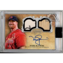 Mark McGwire 2021 Topps Dynasty Dual Relic Autograph Card #ADR-MM1 5/5