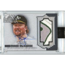 Mark McGwire 2019 Topps Dynasty Dynastic Deed Patch Autograph Card #DAP-MMC1 1/5