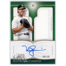 Mark McGwire 2021 Topps Definitive Collection Green Patch Auto #DARC-MM 04/10