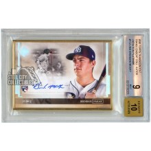 Brendan McKay 2020 Topps Transcendent Variation Platinum Rookie Autograph Card #TCAV-BM 1/1 BGS 9 AUTO 10