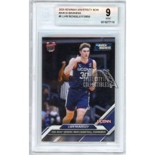 Liam McNeeley 2025 Bowman U Now March Madness Card #6 BGS 9