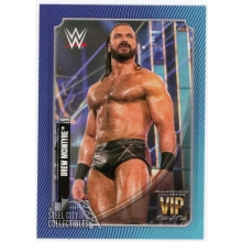 Drew McIntyre 2020 Topps Transcendent VIP Dark & Light Blue Stripes Card #16 1/1