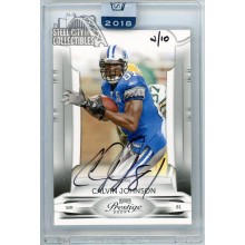 Calvin Johnson 2009 Panini Playoff Prestige Autograph Card #34 2/10