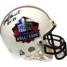 Mel Blount Autographed Hall of Fame White Mini Helmet - JSA COA