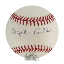 Mel Allen Autographed Official Bobby Brown AL Baseball - BAS C42460