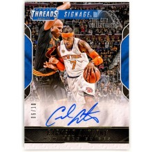 Carmelo Anthony 2016-17 Panini Threads Signage Autograph Card #18 06/10