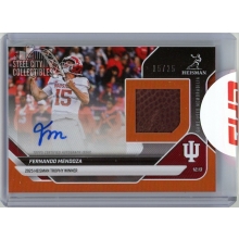 Fernando Mendoza 2025 Bowman U Now Orange Football Autograph Card #60A 15/25 (Jersey #)