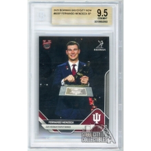 Fernando Mendoza 2025 Bowman University Now Rookie Card #60SP BGS 9.5 Gem Mint