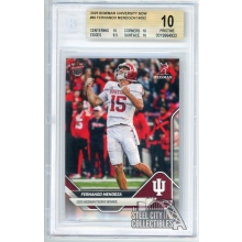 Fernando Mendoza 2025 Bowman University Now Rookie Card #60 BGS 10 Pristine