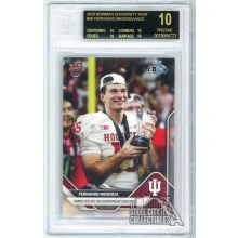 Fernando Mendoza 2025 Bowman University Now Rookie Card #58 BGS 10 Pristine Black Label