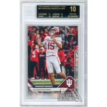 Fernando Mendoza 2025 Bowman University Now Rookie Card #60 BGS 10 Pristine Black Label