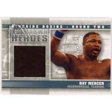 Ray Mercer 2011 ITG Ringside Boxing Hometown Heroes Silver Robe Card #HH-17