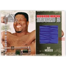 Ray Mercer 2011 ITG Ringside Boxing Silver Trunks Card #AM-38 (Blue Patch)