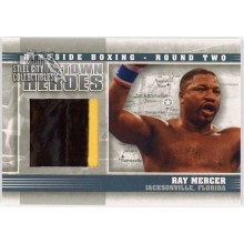 Ray Mercer 2011 ITG Ringside Boxing Hometown Heroes Silver Robe Patch Card #HH-17 (B)