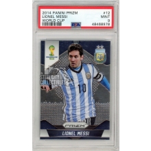 Lionel Messi 2014 Panini Prizm World Cup Card #12 PSA 9
