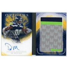 DK Metcalf 2019 Panini Origins Booklet Rookie Patch Autograph Gold #BPA-DK 03/25