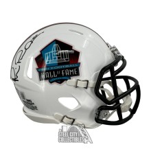 Michael Irvin Autographed Hall Of Fame Speed Mini Helmet - BAS