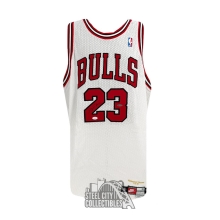 Michael Jordan Autographed Chicago Bulls 1998-99 White Nike Basketball Jersey - JSA LOA