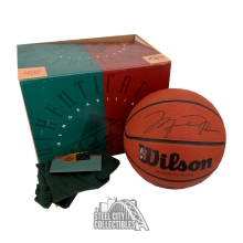 Michael Jordan Autographed Wilson Jet Basketball - JSA LOA YY57617 (Cracks)