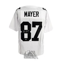 Michael Mayer Autographed Las Vegas Custom White Football Jersey - BAS