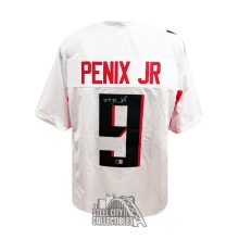 Michael Penix Jr Autographed Atlanta Custom White Football Jersey - BAS