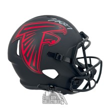 Michael Vick Autographed Atlanta Falcons Eclipse Replica Full Size Football Helmet - BAS