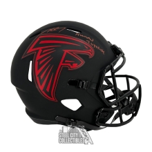 Michael Vick Human Joystick Autographed Atlanta Falcons Eclipse Full Size Replica Football Helmet - BAS