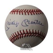Mickey Mantle Autographed Official American League Baseball - JSA LOA XX65852