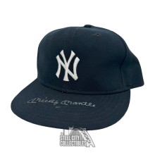 Mickey Mantle Autographed New York Yankees New Era Baseball Cap Hat - JSA LOA