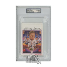 Mickey Mantle Autographed New York Yankees Sports Impressions Postcard - PSA/DNA